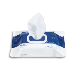 Lingettes désinfectantes avec alcool Sanifizer Wipes (sachet de 100)