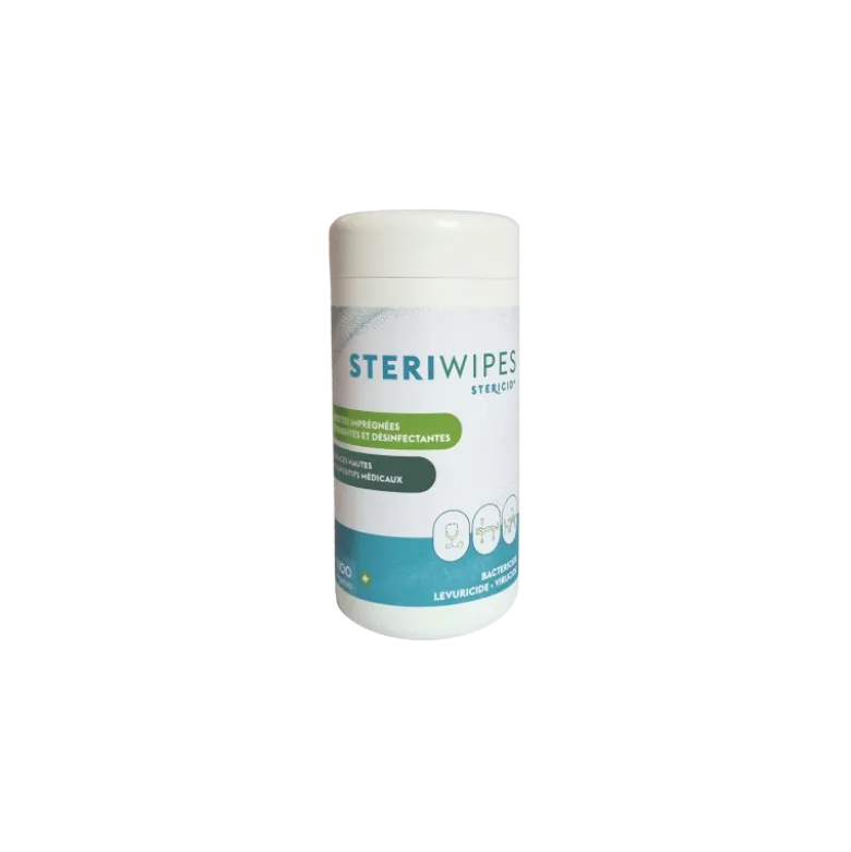 Lingettes désinfectantes sans alcool Steriwipes (boîte de 100)