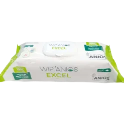Lingettes désinfectantes sans alcool Wip'anios Excel