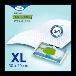 Lingettes hygiéniques imprégnées TENA Wet Wipes (boite de 48)