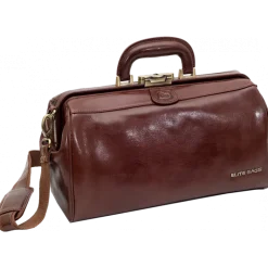 Mallette médicale compacte en cuir Elite Bags Classy's