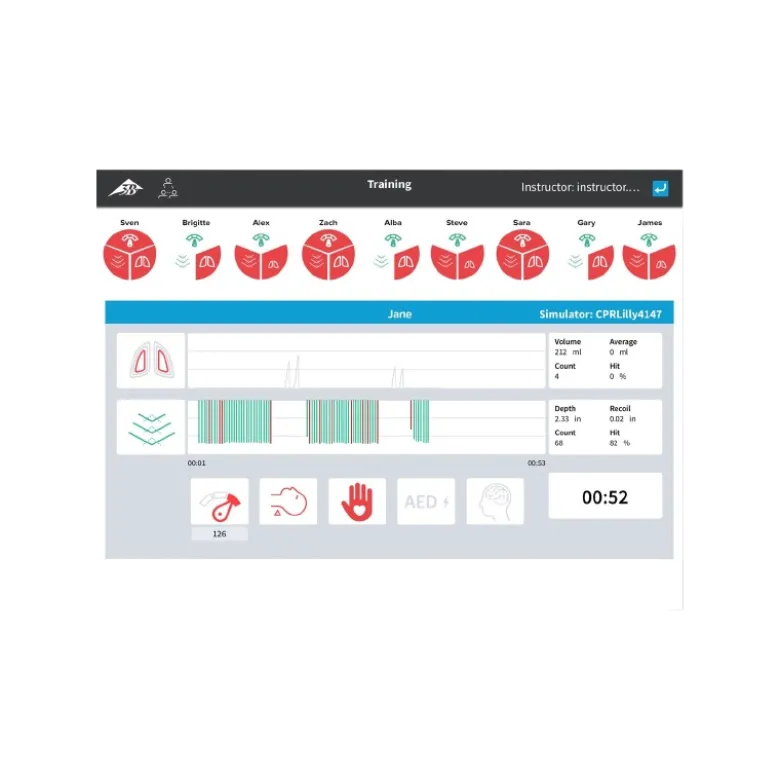 Mannequin de réanimation cardio-pulmonaire 3B Scientific Lilly PRO +