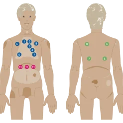 Mannequin de soins infirmiers avec auscultation Nikki - Ordinateur portable et logiciel inclus