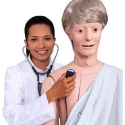 Mannequin de soins infirmiers avec auscultation Nikki - Ordinateur portable et logiciel inclus