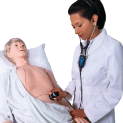 Mannequin de soins infirmiers avec auscultation Nikki - Ordinateur portable et logiciel inclus