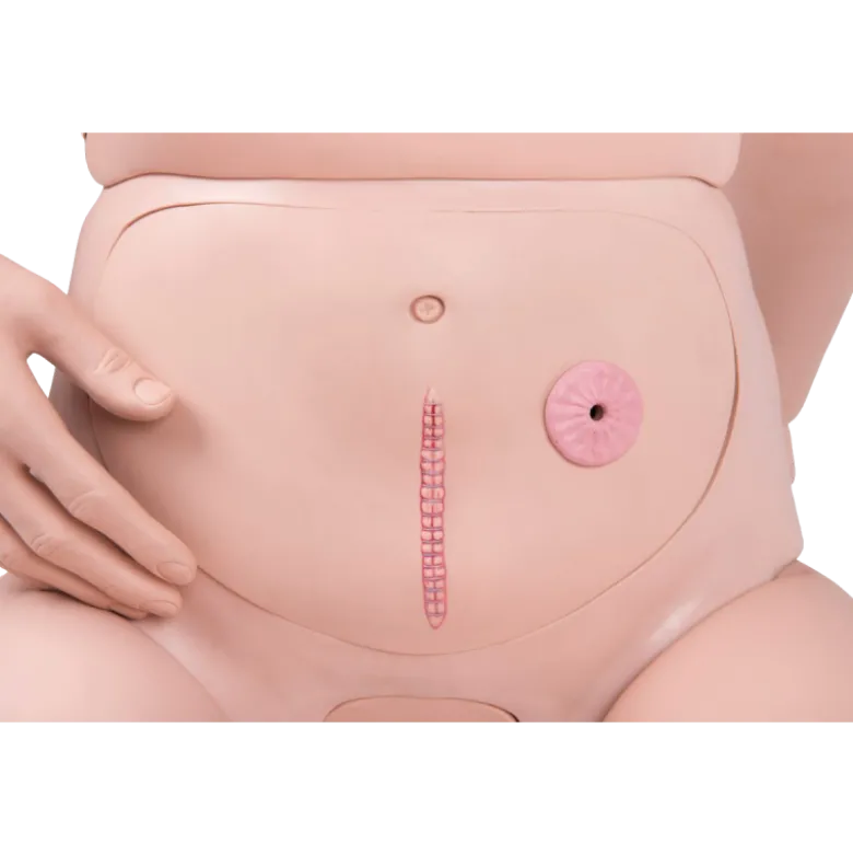 Mannequin de soins infirmiers avec auscultation Nikki - Ordinateur portable et logiciel inclus