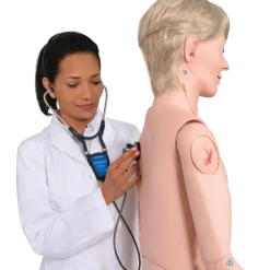 Mannequin de soins infirmiers avec auscultation Nikki - Ordinateur portable et logiciel inclus