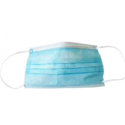 Masques de protection bleus type IIR, modèle adulte (boîte de 50) - DLU au 01/12/2026