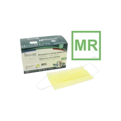 Masques de protection jaunes type II spécial IRM, modèle adulte (boite de 50)