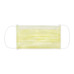 Masques de protection jaunes type II spécial IRM, modèle adulte (boite de 50)