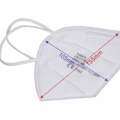 Masques respiratoires FFP2, modèle adulte (boite de 20)