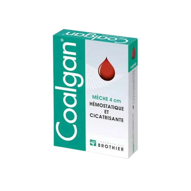 Mèche hémostatique stérile Coalgan (boite de 5)