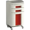 Meuble assistant médecin Carina avec 3 tiroirs (1 plateau) - polyéthylène