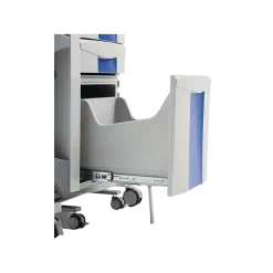Meuble assistant médecin Carina avec 3 tiroirs (1 plateau) - polyéthylène