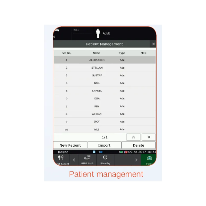 Moniteur patient multiparamétrique Edan IM3 avec écran tactile (PNI, SpO2, avec ou sans Temp.)