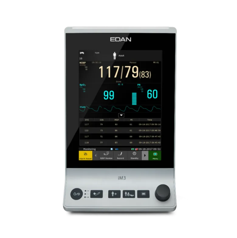 Moniteur patient multiparamétrique Edan IM3 avec écran tactile (PNI, SpO2, avec ou sans Temp.)
