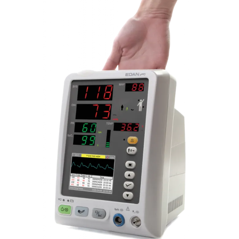 Moniteur patient multiparamétrique Edan M3A (PNI, SpO2 avec ou sans Temp.)