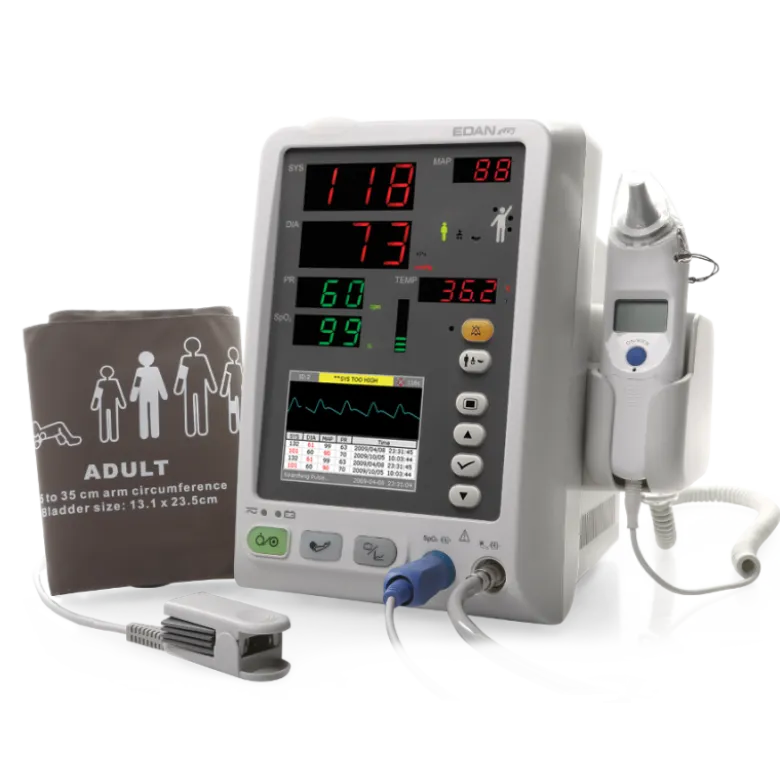 Moniteur patient multiparamétrique Edan M3A (PNI, SpO2 avec ou sans Temp.)