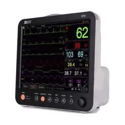 Moniteur patient multiparamétrique Gima K15 tactile (PNI, SpO2, Temp, Resp. et ECG)