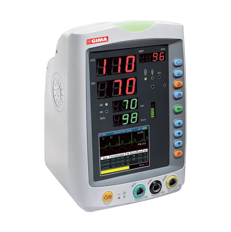 Moniteur patient multiparamétrique Gima Vital Pro (PNI, SpO2, Temp et ECG)