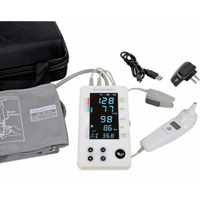 Moniteur patient multiparamétrique GIMA PC-300 (PNI, SpO2,Temp.,Poul) avec ou sans ECG)