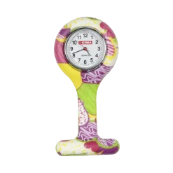 Montre infirmière Gima ronde en silicone