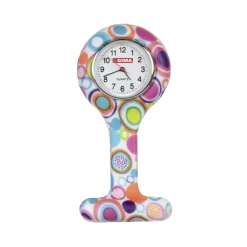 Montre infirmière Gima ronde en silicone