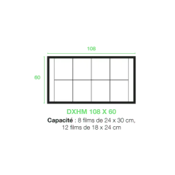 Négatoscope de mammographie à LED DXHM avec variateur (1,2,3,4,5 plages)