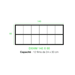 Négatoscope de mammographie à LED DXHM avec variateur (1,2,3,4,5 plages)
