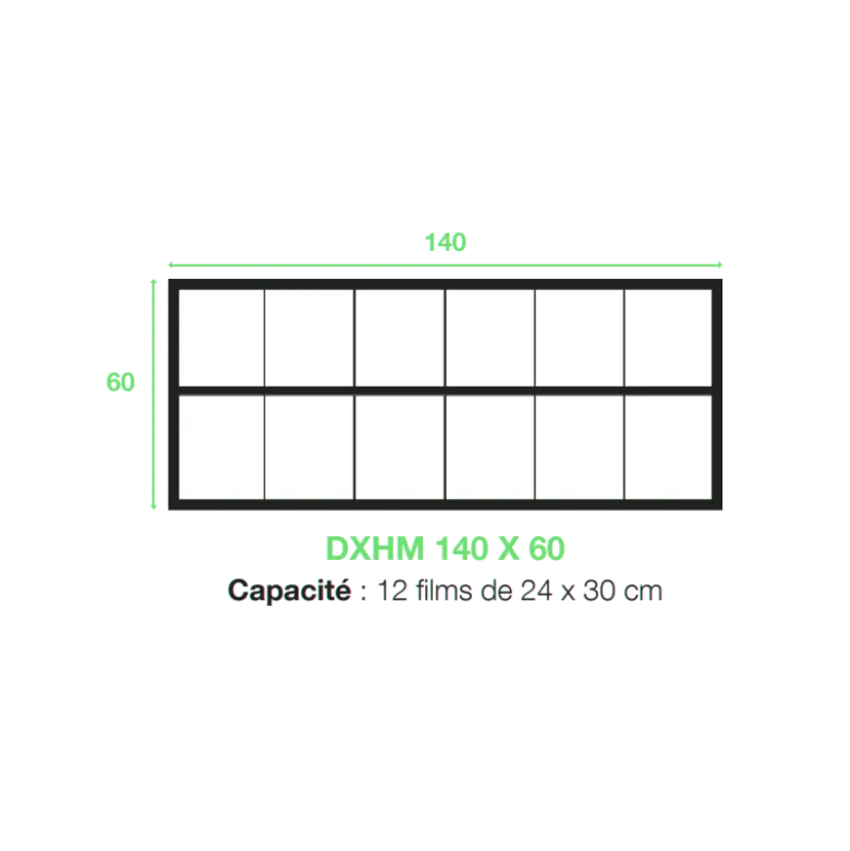 Négatoscope de mammographie à LED DXHM avec variateur (1,2,3,4,5 plages)
