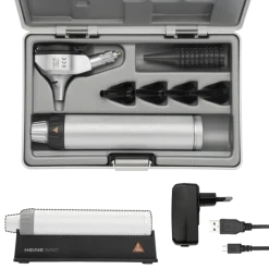 Otoscope Heine Beta 400 LED fibre optique à poignée rechargeable