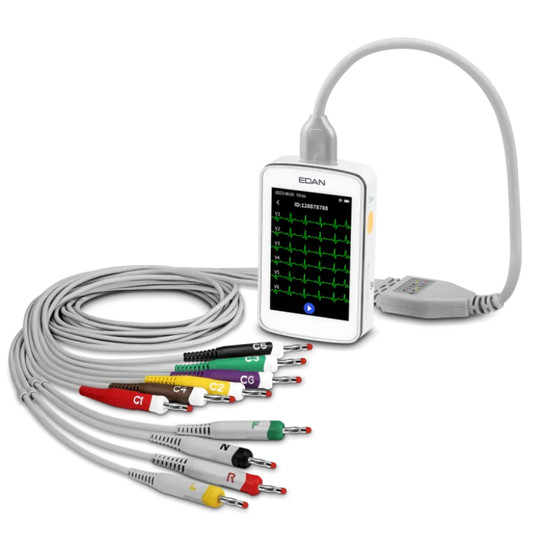 Pack Cardio 4 Edan holter SE-2003 + boitier d'acquisition ECG DX22 + logiciel de données