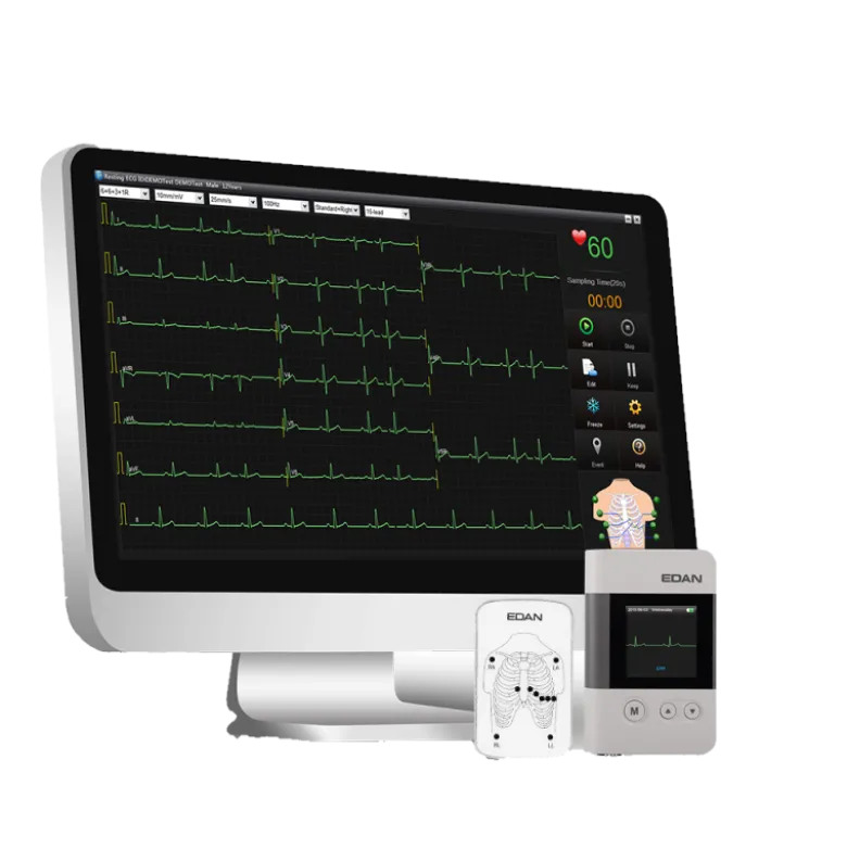 Pack Cardio 3 Edan holter SE-2003 + boitier d'acquisition ECG DP22 + logiciel de données