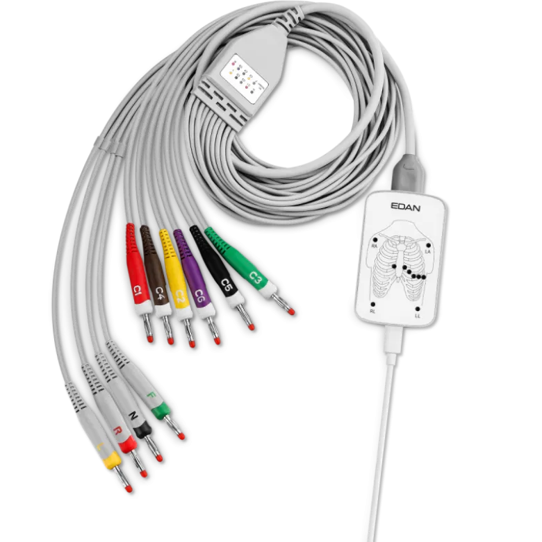 Pack Cardio 3 Edan holter SE-2003 + boitier d'acquisition ECG DP22 + logiciel de données