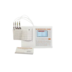 Pack ECG Cardioline 100S (6 pistes) avec interprétation + sacoche + papier + électrodes