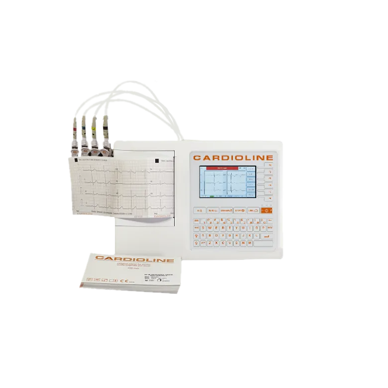 Pack ECG Cardioline 100S (6 pistes) avec interprétation + sacoche + papier + électrodes