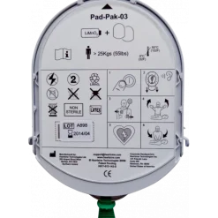 PadPak adulte pour Samaritan PAD (piles et électrodes combinées)
