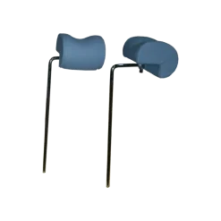 Paire de repose-jambes gynécologique pour divan ou fauteuil d'examen Mobercas