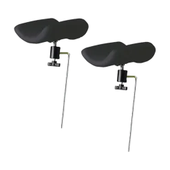 Paire de repose-jambes sur rotule pour divan ou fauteuil d'examen Carina