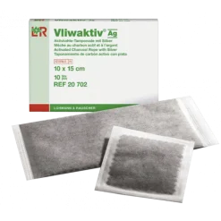 Pansements antimicrobiens non absorbants LR Vliwaktiv + AG (boite de 10)