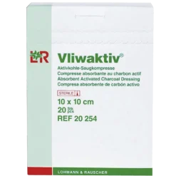 Pansements au charbon actif LR Vliwaktiv (boite de 20)