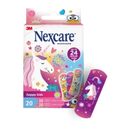 Pansements enfants Nexcare Happy Kids (boite de 20)