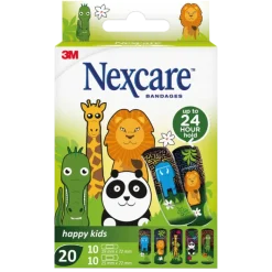 Pansements enfants Nexcare Happy Kids (boite de 20)
