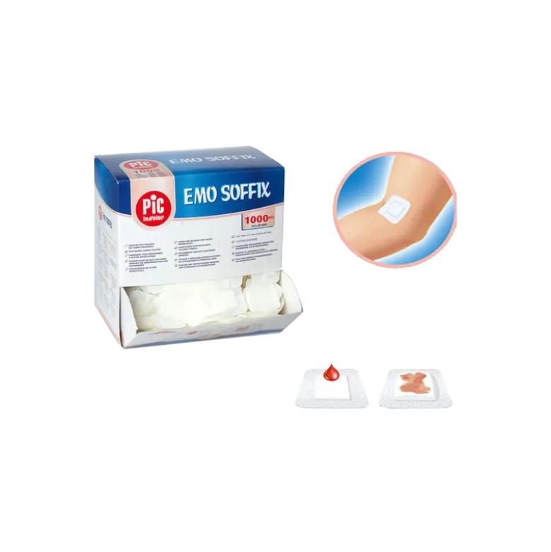 Pansements hémostatiques Emo Soffix (Boite de 1000)