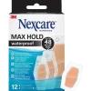 Pansements Imperméables Nexcare Max Hold (boite de 12)