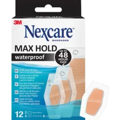 Pansements Imperméables Nexcare Max Hold (boite de 12)