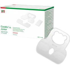 Pansement stérile pour maintien de cathéter Curafix IV Junior (boite de 100)