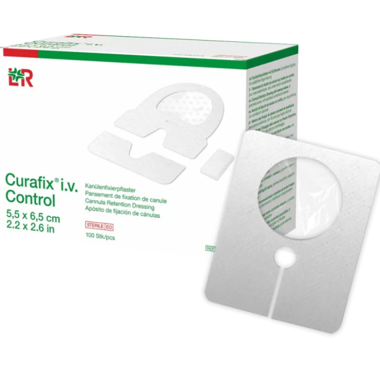 Pansement stérile pour maintien de cathéter Curafix IV Control