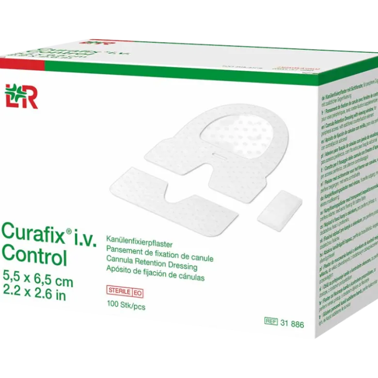 Pansement stérile pour maintien de cathéter Curafix IV Control