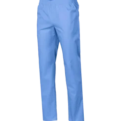 Pantalon médical mixte polyester/coton (bleu)